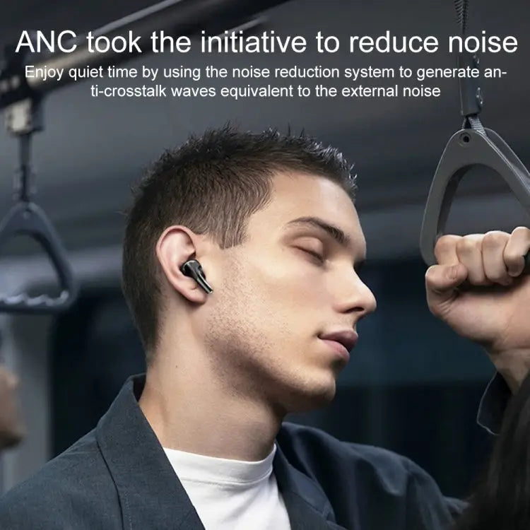 A9 Pro Smart Colorful Touch Screen ANC + ENC Noise Reduction Wireless Bluetooth Earphone - Apple Accessories