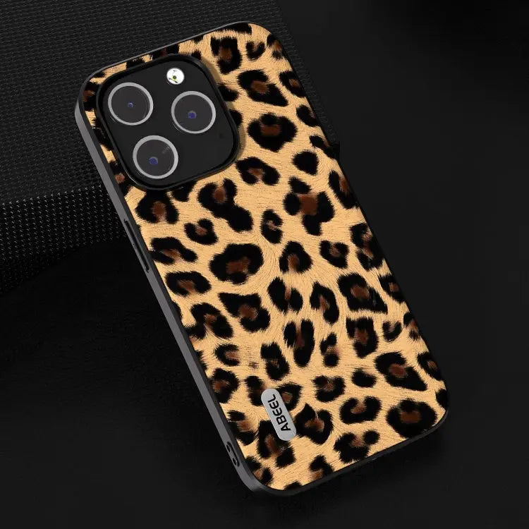 ABEEL Black Edge Leopard Phone Case For iPhone 14 Pro For iPhone 14 Pro Max - Apple Accessories