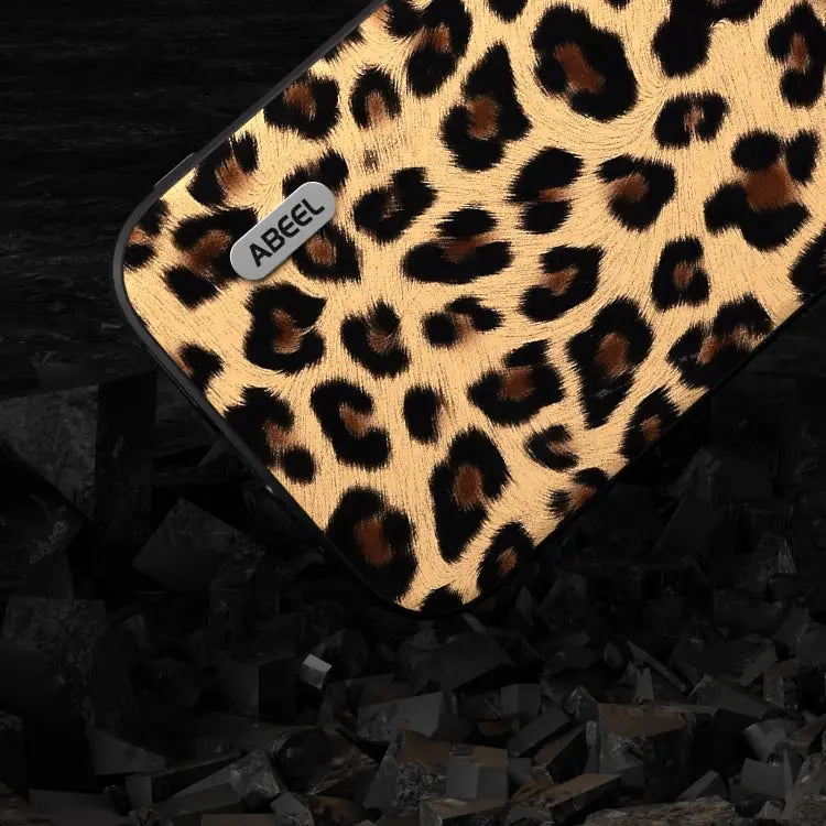 ABEEL Black Edge Leopard Phone Case For iPhone 15 Pro Max For iPhone 15 Pro For iPhone 15 Plus For iPhone 15 For iPhone