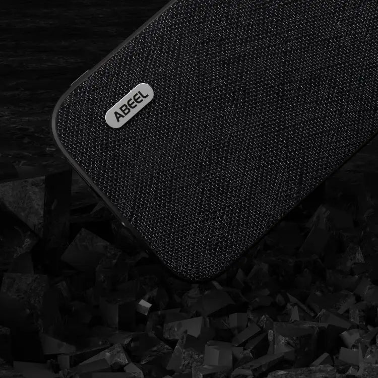 ABEEL Cross Texture Genuine Leather Phone Case