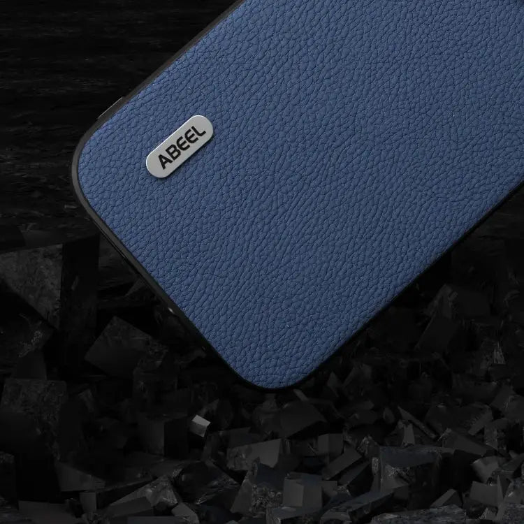 ABEEL Genuine Leather + PC Litchi Texture Phone Case For iPhone 15 Plus For iPhone 15 For iPhone 14 Plus For iPhone 14
