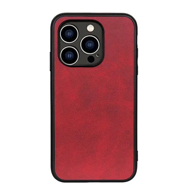 Accurate Hole Two-color Calf Texture Shockproof Phone Case For iPhone 14 For iPhone 14 Plus For iPhone 14 Pro