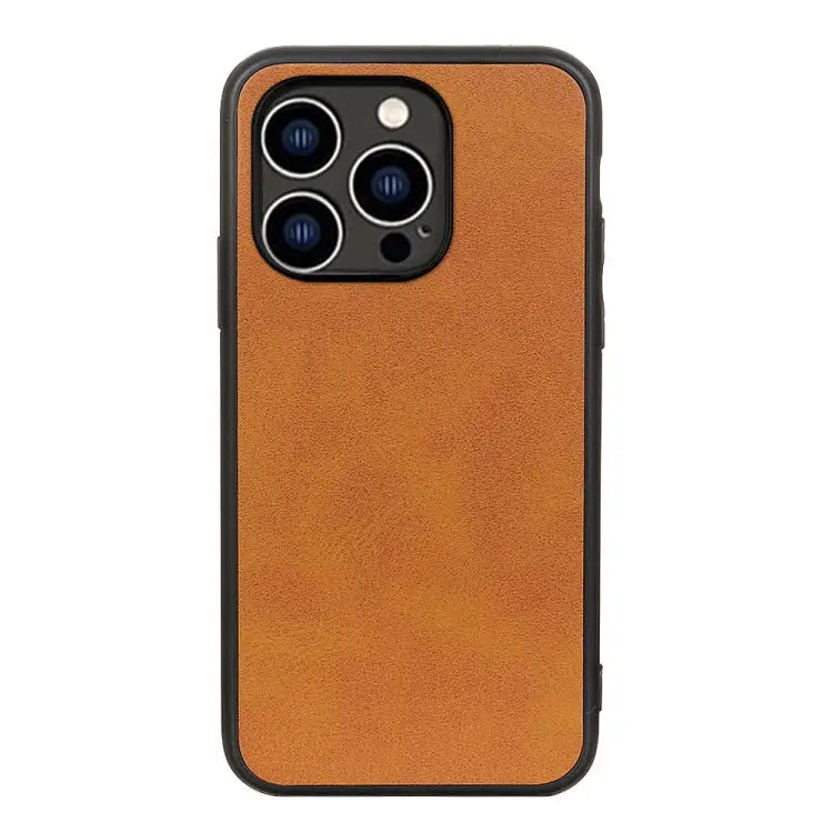 Accurate Hole Two-color Calf Texture Shockproof Phone Case For iPhone 14 For iPhone 14 Plus For iPhone 14 Pro