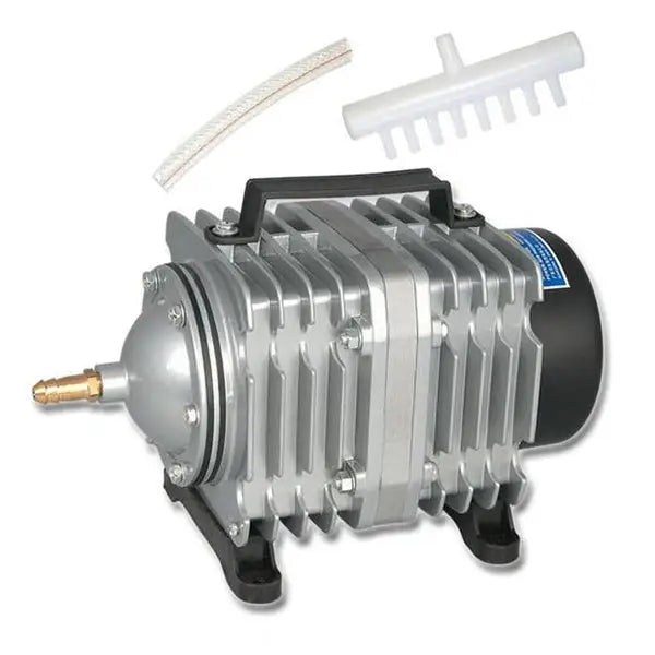 ACO-006 80W 88L/Min Electromagnetic Air Pump Compressor Seafood Fish Tank Increase Oxygen Air Flow Spliter US Plug