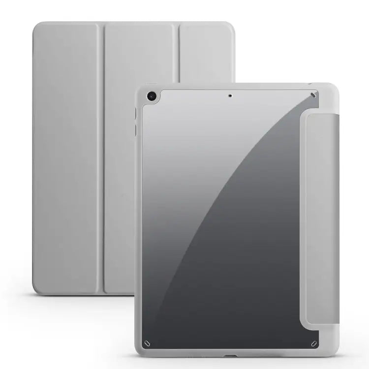 Acrylic 3-folding Smart Leather Tablet Case For iPad 9.7 2018/2017 For iPad 10.2 2021/2020/2019 For iPad Air