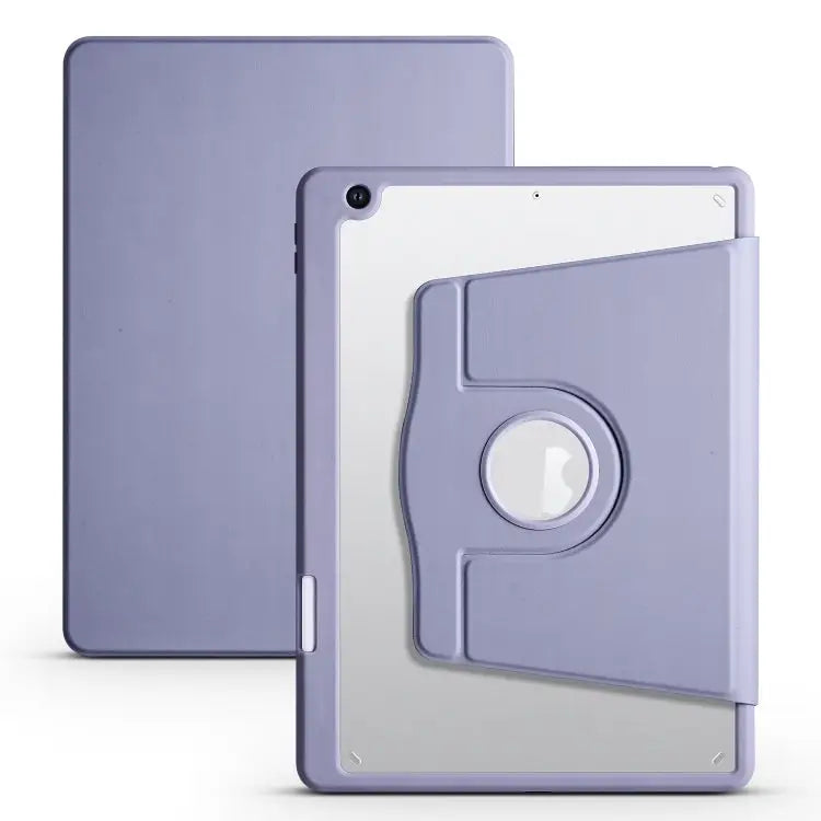 Acrylic 360 Degree Rotation Holder Tablet Leather Case For iPad 10th Gen 10.9 2022 For iPad 10.2 2022 / 2021 / 2020