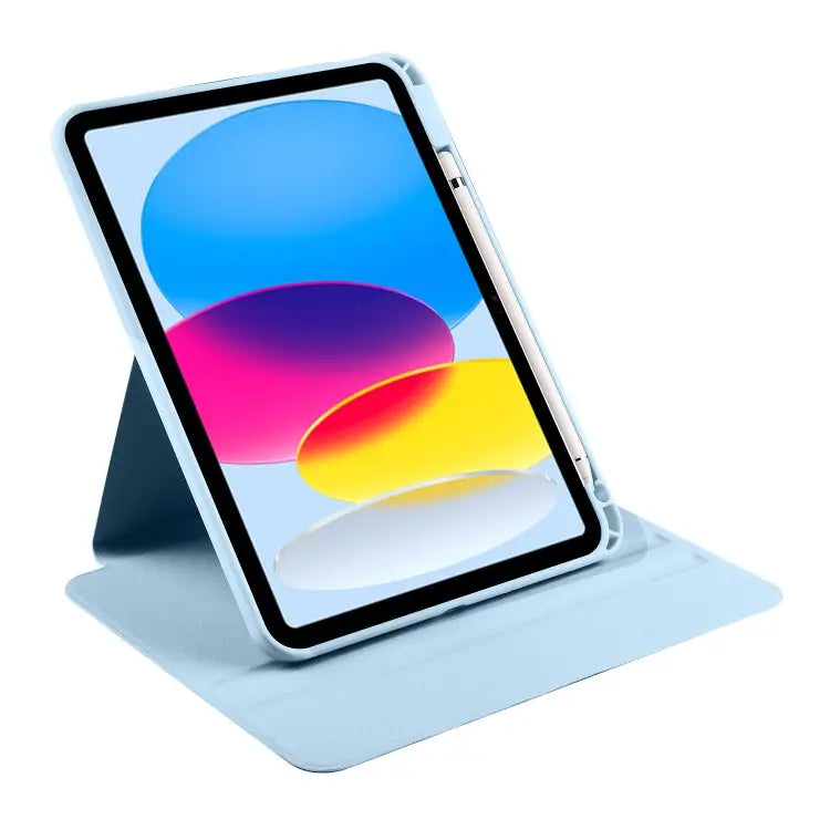 Acrylic 360 Degree Rotation Holder Tablet Leather Case For iPad 10th Gen 10.9 2022 For iPad 10.2 2022 / 2021 / 2020