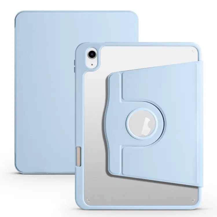 Acrylic 360 Degree Rotation Holder Tablet Leather Case For iPad 10th Gen 10.9 2022 For iPad 10.2 2022 / 2021 / 2020