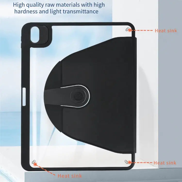 Acrylic 360 Degree Rotation Holder Tablet Leather Case For iPad Pro 11 2022/2021 / Air5 2022/Air4 2020 - For iPad Pro