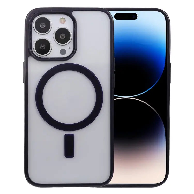 Acrylic + TPU Masafe Magnetic Phone Case For iPhone 14 For iPhone 14 Plus For iPhone 14 Pro For iPhone 14 Pro Max