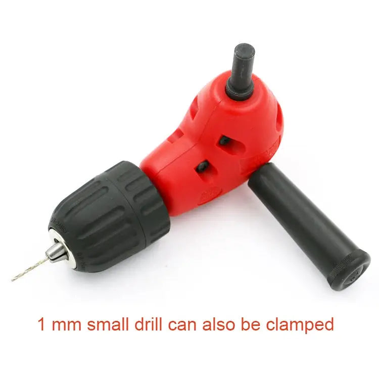 Adjustable Switching Head Right Angle Drill Gripping with Triangular Handle Circular Handle and Hex Shank Circular