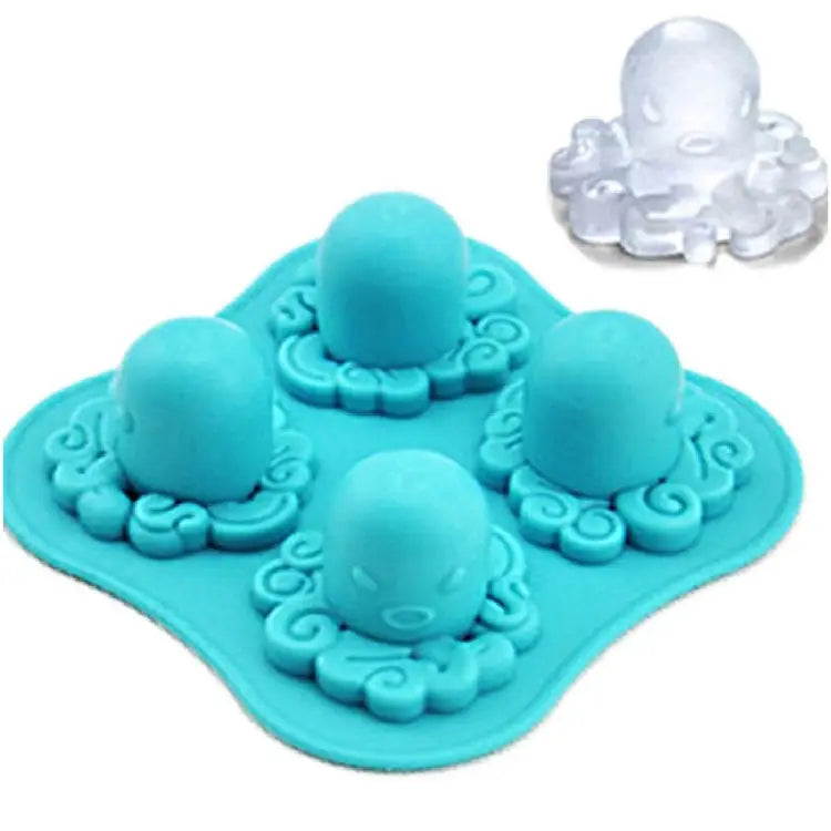 Adorable Octopus Mold Silicone Ice Cube Tools Ice Cream Cube Tray / Ice Mold Octopus Shape - Octopus Shape
