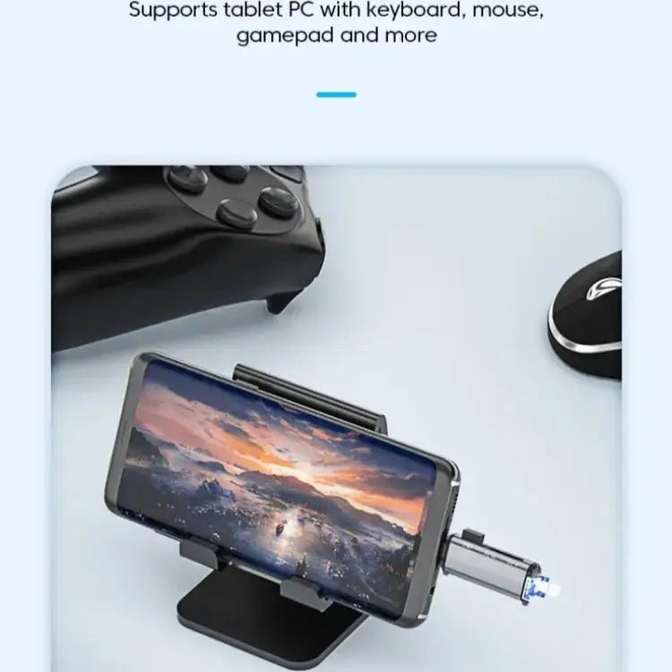ADS-306 U-Disk Data Transfer Adapter USB / 8 Pin / Type-C Plug SD TF Card Reader ADS-306 - ADS-306 - Apple Accessories