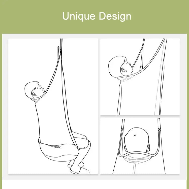 Adult and Children All-cotton Canvas Swing Outdoor Sports Toys Hanging Hammock Size: 55*75*145cm Random Color Delivery