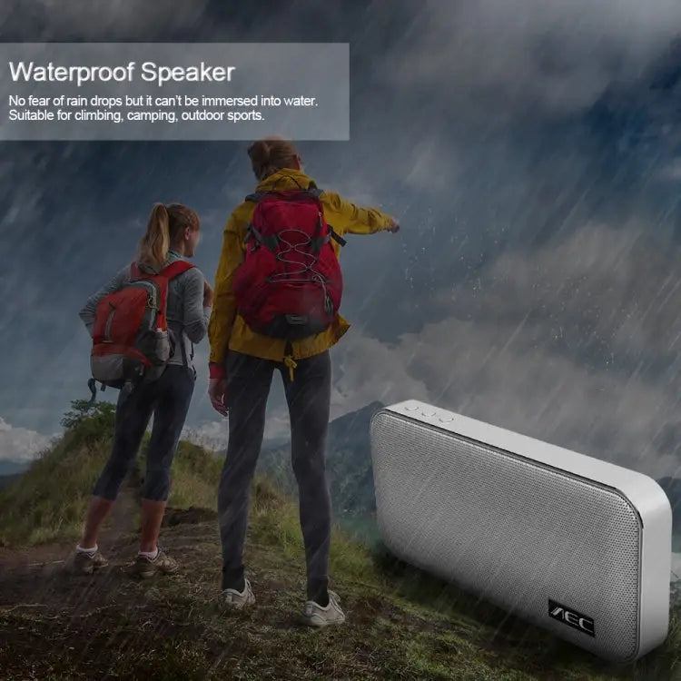 AEC BT-205 Portable Wireless Bluetooth Speaker Stereo Music Loudspeaker Built-in Microphone Support TF Card - Apple