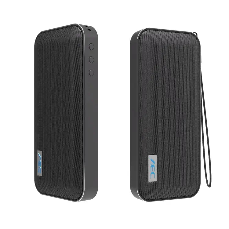AEC BT-205 Portable Wireless Bluetooth Speaker Stereo Music Loudspeaker Built-in Microphone Support TF Card - Black