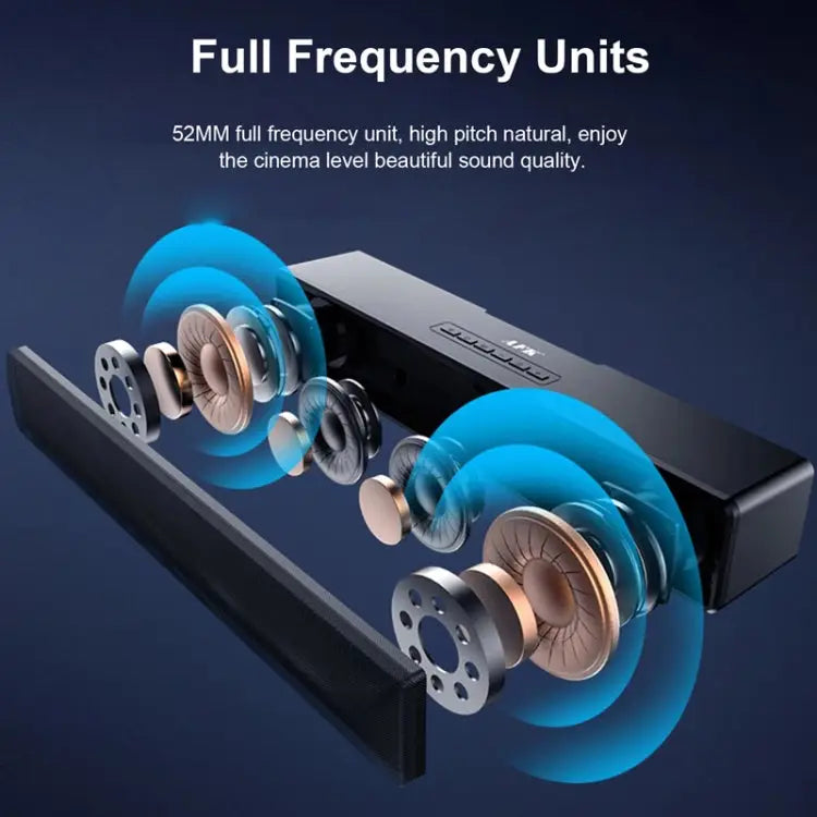 AEC BT601 RGB Light HiFi Soundbar Bluetooth Speaker Home Theater BT601 - BT601