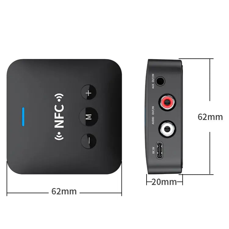 AFK-A10 NFC Bluetooth Receiver Transmitter AUX Car Speaker Receiver - Apple Accessories