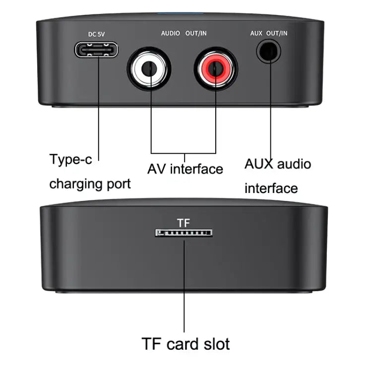 AFK-A10 NFC Bluetooth Receiver Transmitter AUX Car Speaker Receiver - Apple Accessories