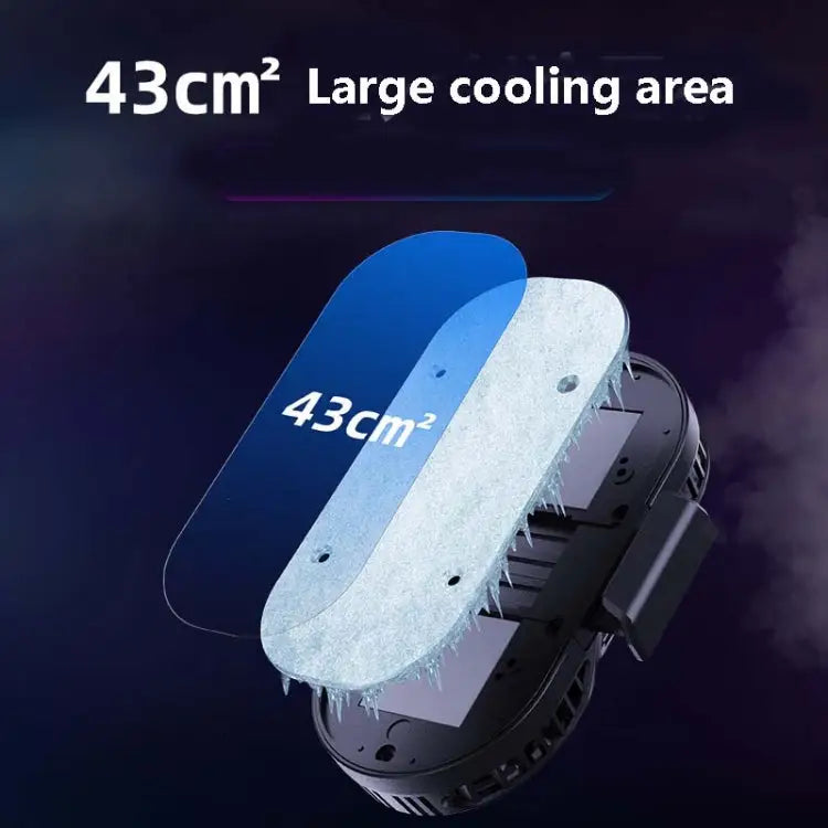 AH-102 Type-C / USB-C + USB Interface Dual Cooling And Fast Cooling Mobile Phone Radiator for 4-6.5 inch Mobile Phones