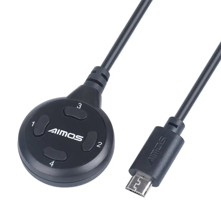 AIMOS AM-SH4 Switcher Sharing Device 4-buttons Extension Cable Extender AM-SH4 - AM-SH4