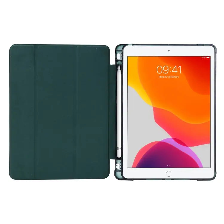 Airbag Horizontal Flip Leather Case with Three-fold Holder & Pen Holder For iPad 10.2 2021 / 2020 / 2019 For iPad Mini