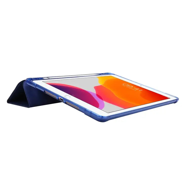 Airbag Horizontal Flip Leather Case with Three-fold Holder & Pen Holder For iPad 10.2 2021 / 2020 / 2019 For iPad Mini