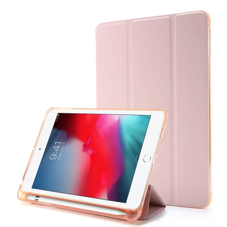 Airbag Horizontal Flip Leather Case with Three-fold Holder & Pen Holder For iPad 10.2 2021 / 2020 / 2019 For iPad Mini