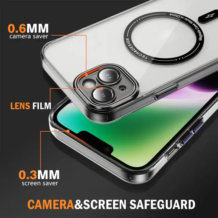 Airbag Magsafe PC Hybrid TPU Phone Case For iPhone 14 Plus For iPhone 14 For iPhone 14 Pro For iPhone 14 Pro Max