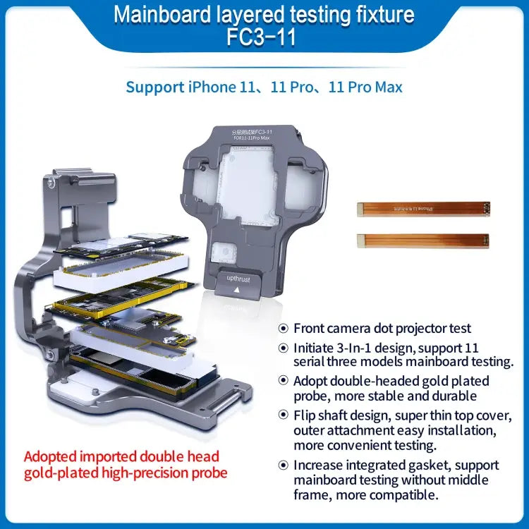 Aixun FC3-11 Mainboard Layered Testing Fixture for iPhone 11/11 Pro/11Pro Max - Aixun FC3-11