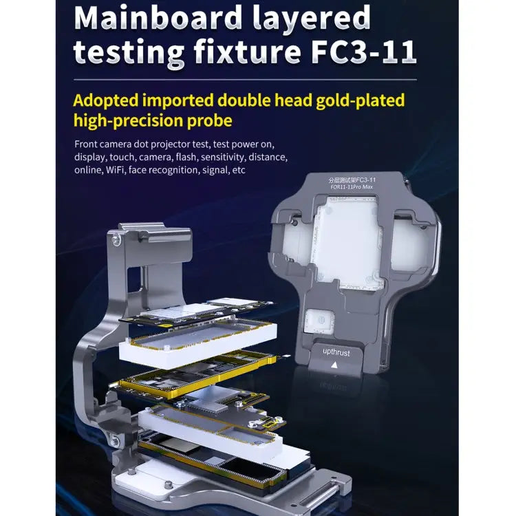 Aixun FC3-11 Mainboard Layered Testing Fixture for iPhone 11/11 Pro/11Pro Max - Aixun FC3-11