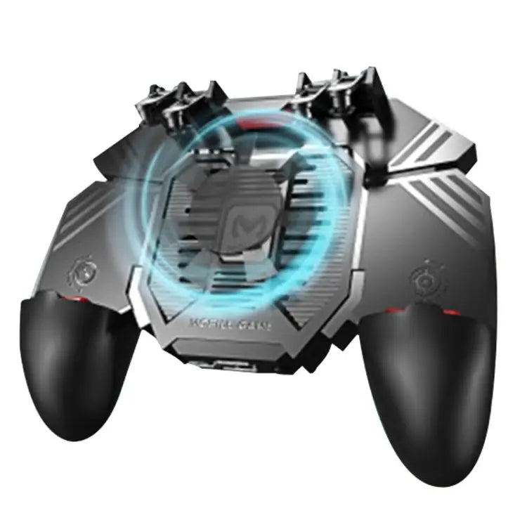 AK77 1200mAh Battery Edition Six-finger Linkage Multi-function Mobile Phone Gamepad with Bracket Suitable for 4.7-6.5