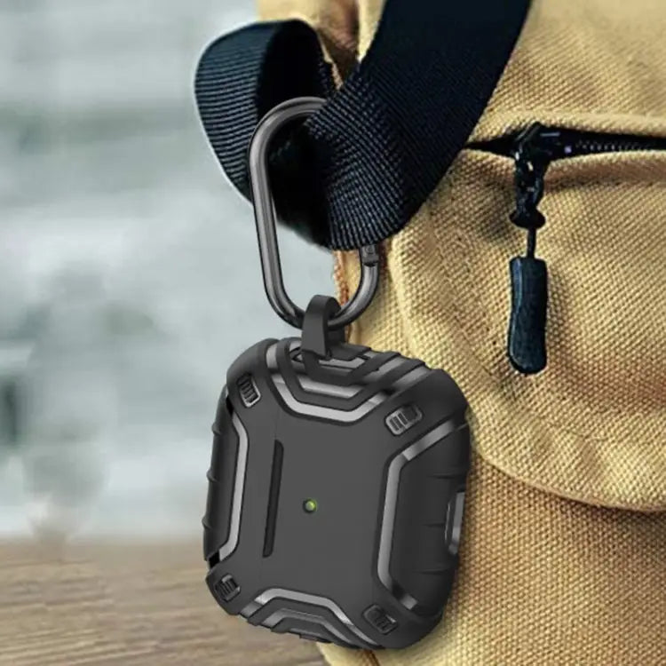 Alien TPU Anti-fall Earphone Protective Case with Hook For AirPods 3 - Green - Apple Accessories