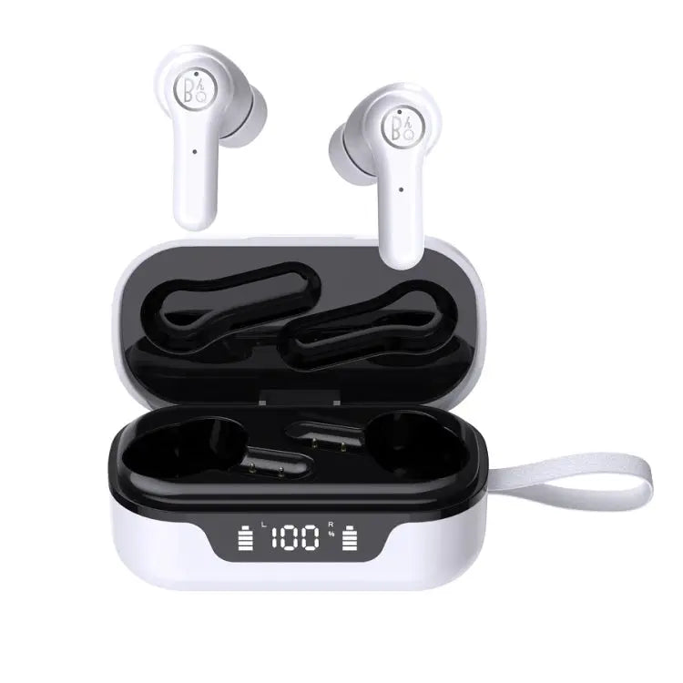 ANC PRO Touch 5.0TWS Master-slave Switch Wireless Bluetooth Headset Intelligent Noise Reduction - White