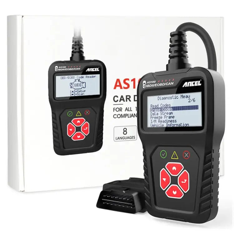 Ancel AS100 Car Fault Detector OBDII Engine Fault Light Clear AS100 - AS100