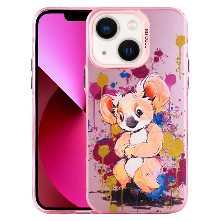 Animal Pattern PC Phone Case For iPhone 13 For iPhone 12 For iPhone 12 Pro Max - For iPhone 13 / Koala - Apple