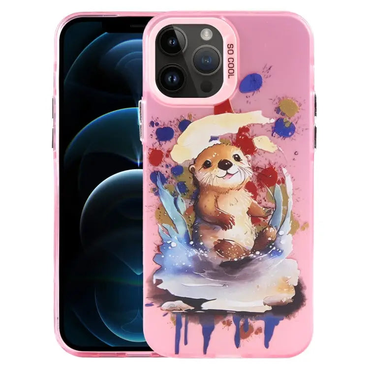 Animal Pattern PC Phone Case For iPhone 13 For iPhone 12 For iPhone 12 Pro Max - For iPhone 12 Pro Max / Otter - Apple