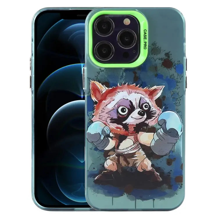 Animal Pattern PC Phone Case For iPhone 13 For iPhone 12 For iPhone 12 Pro Max - For iPhone 12 Pro Max / Raccoon