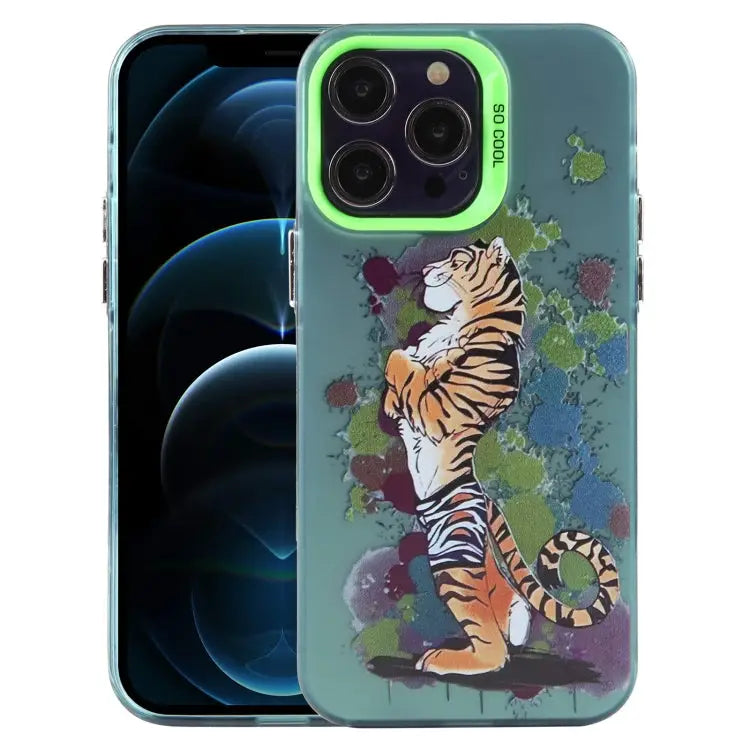 Animal Pattern PC Phone Case For iPhone 13 For iPhone 12 For iPhone 12 Pro Max - For iPhone 12 Pro Max / Tiger - Apple