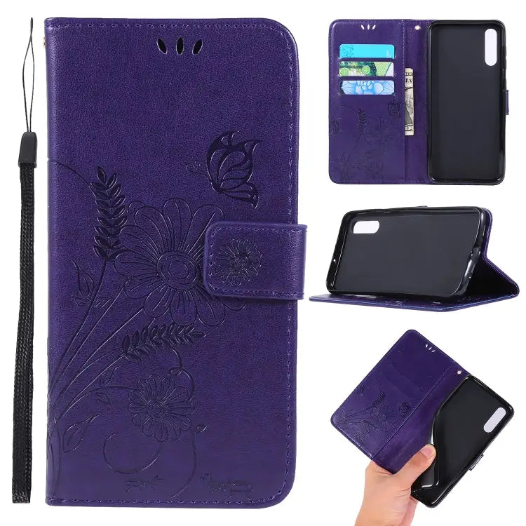 Ant Dating Series Mobile Phone Leather Case with Stand & Card Slot & Wallet For Galaxy A10 For Huawei P30 Pro