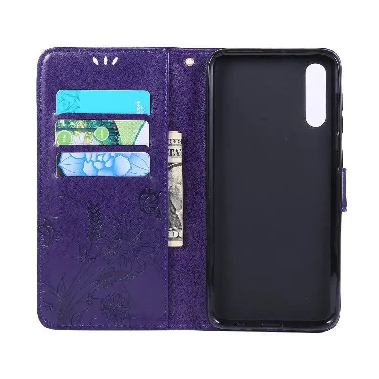 Ant Dating Series Mobile Phone Leather Case with Stand & Card Slot & Wallet For Galaxy A10 For Huawei P30 Pro
