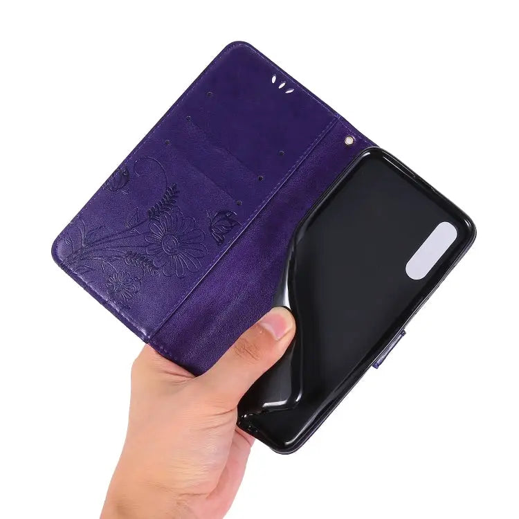 Ant Dating Series Mobile Phone Leather Case with Stand & Card Slot & Wallet For Galaxy A10 For Huawei P30 Pro