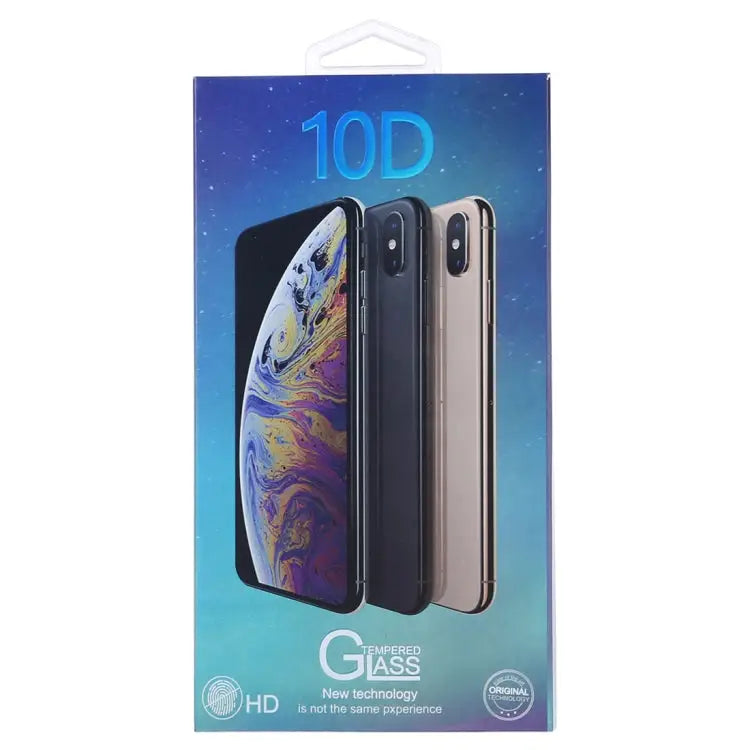 Anti-scratch 9H 10D Full Screen Purple-ray Tempered Glass Film for iPhone 6 & 6S - For iPhone 6 & 6s (1 PCS) / Black