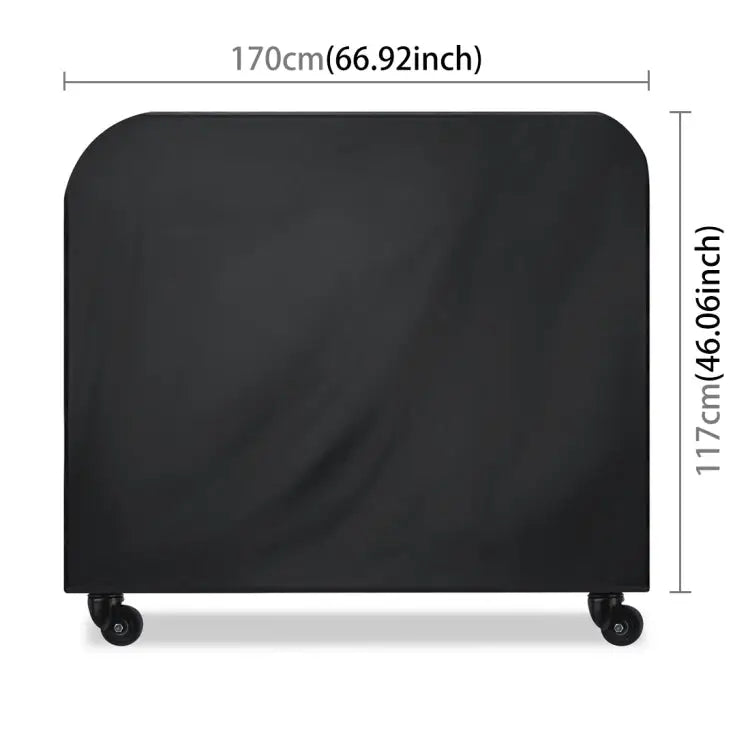 Anti-UV Waterproof Dust-proof 210D Oxford Cloth Folding BBQ Protective Cover Outdoor Gas Charcoal Electric Barbeque