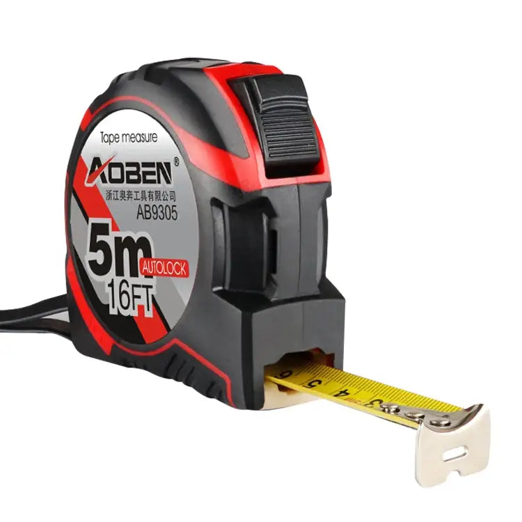 Aoben Retractable Ruler Measuring Tape Portable Pull Ruler Mini Tape Measure Length: 5m Width: 19mm Length: 5m Width: