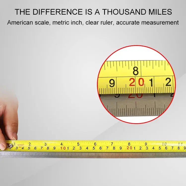 Aoben Retractable Ruler Measuring Tape Portable Pull Ruler Mini Tape Measure Length: 5m Width: 25mm Length: 5m Width: