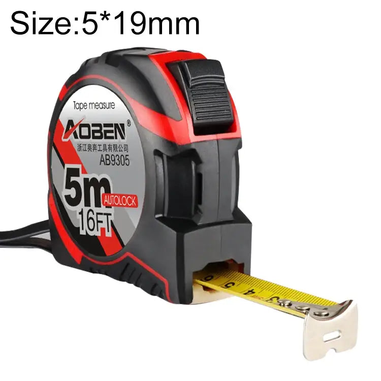 Aoben Retractable Ruler Measuring Tape Portable Pull Ruler Mini Tape Measure Length: 5m Width: 19mm Length: 5m Width: