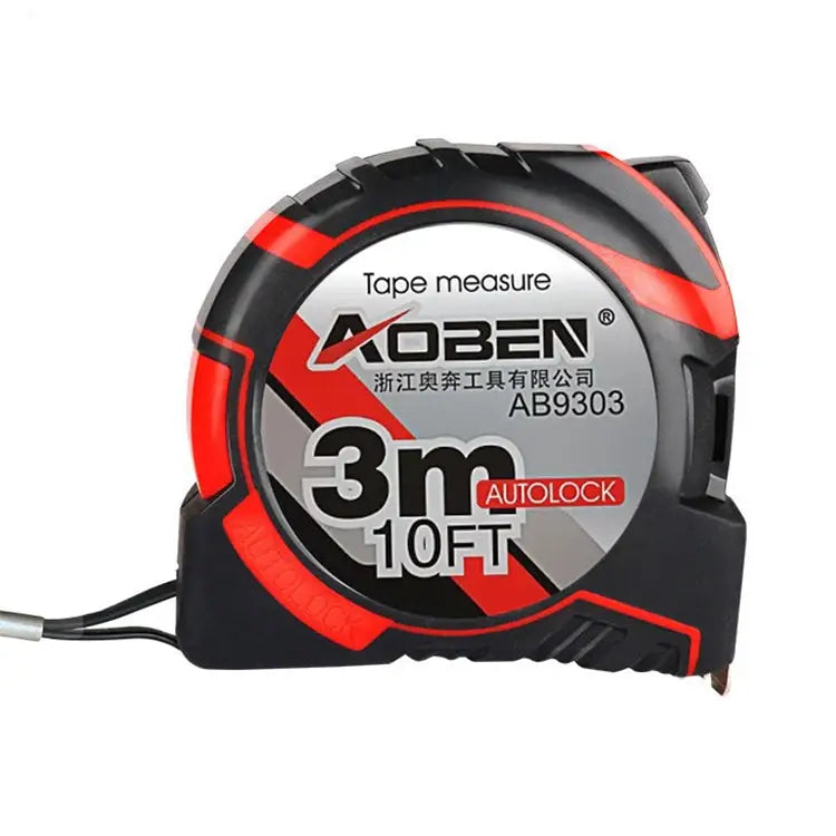 Aoben Retractable Ruler Measuring Tape Portable Pull Ruler Mini Tape Measure Length: 3m Width: 19mm Length: 3m Width: