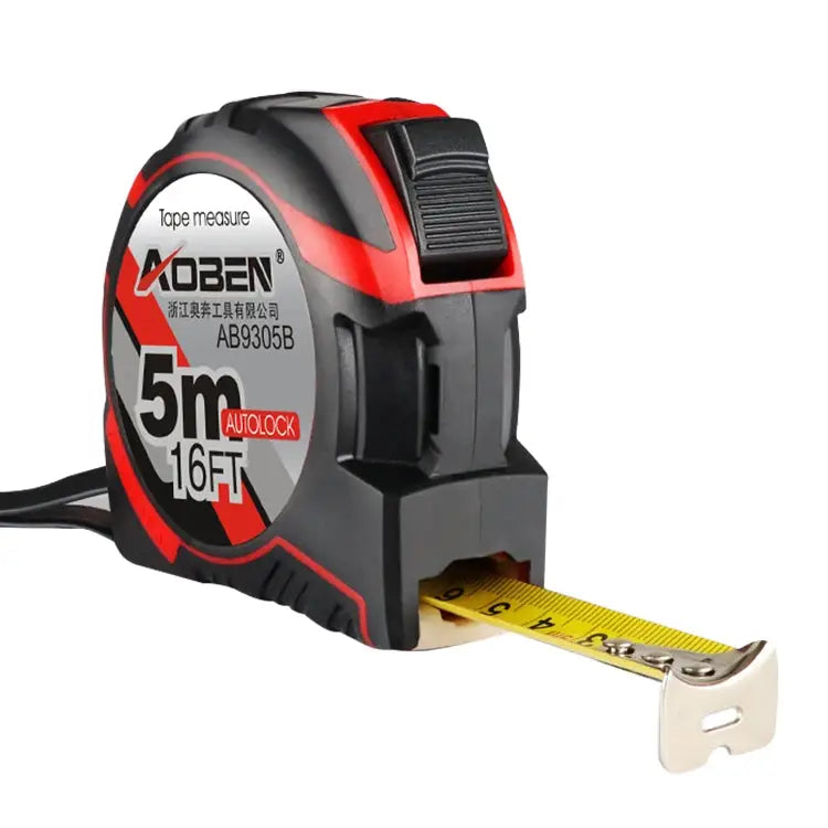 Aoben Retractable Ruler Measuring Tape Portable Pull Ruler Mini Tape Measure Length: 5m Width: 25mm Length: 5m Width: