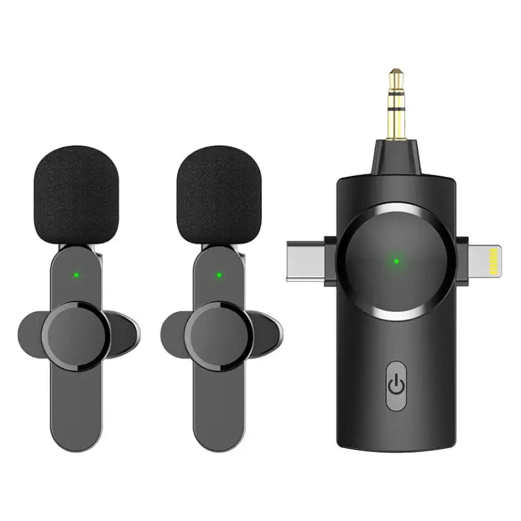 AP031-2 3 in 1 Noise Reduction Lavalier Wireless Microphone with Mic AP031-2 - AP031-2